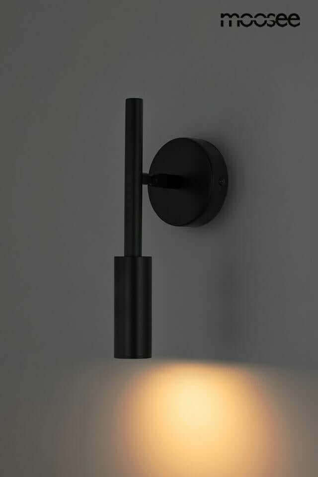 Nástenná lampa Prisma čierna