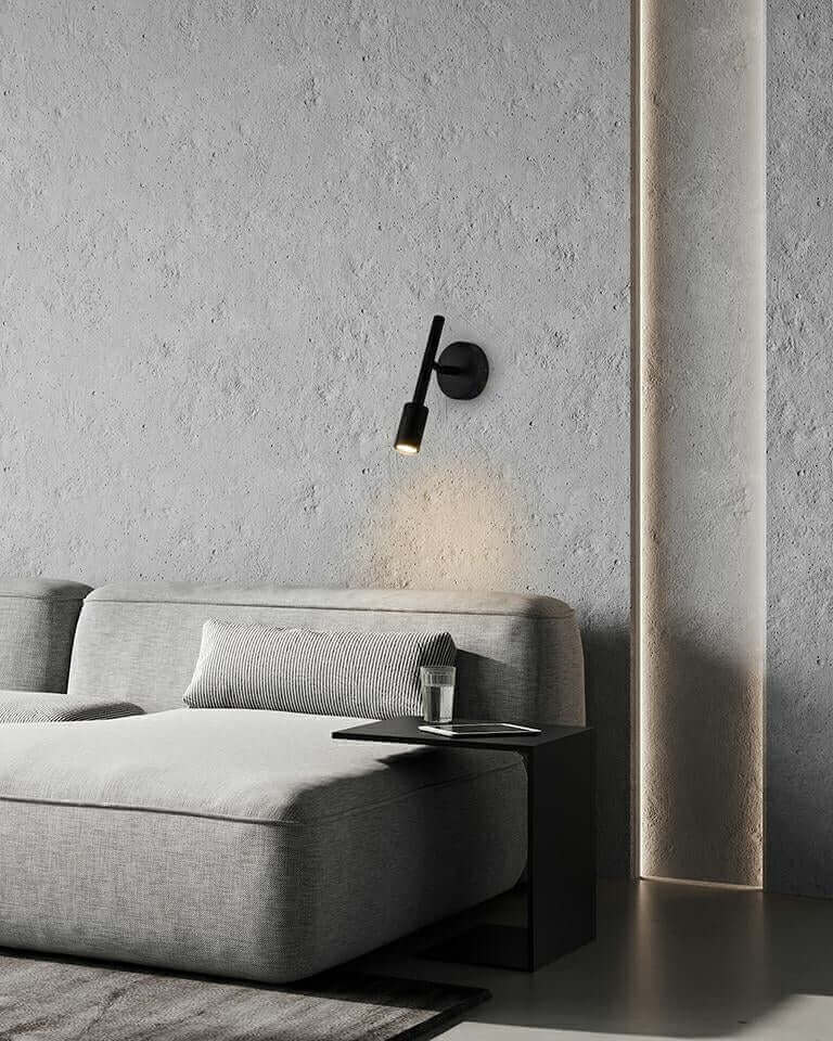 Nástenná lampa Prisma čierna