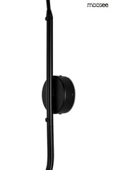 Nástenná lampa Raven 2 – hliník, uhlíková oceľ