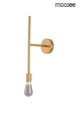 Nástenná lampa Riva zlatá