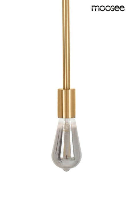 Nástenná lampa Riva zlatá
