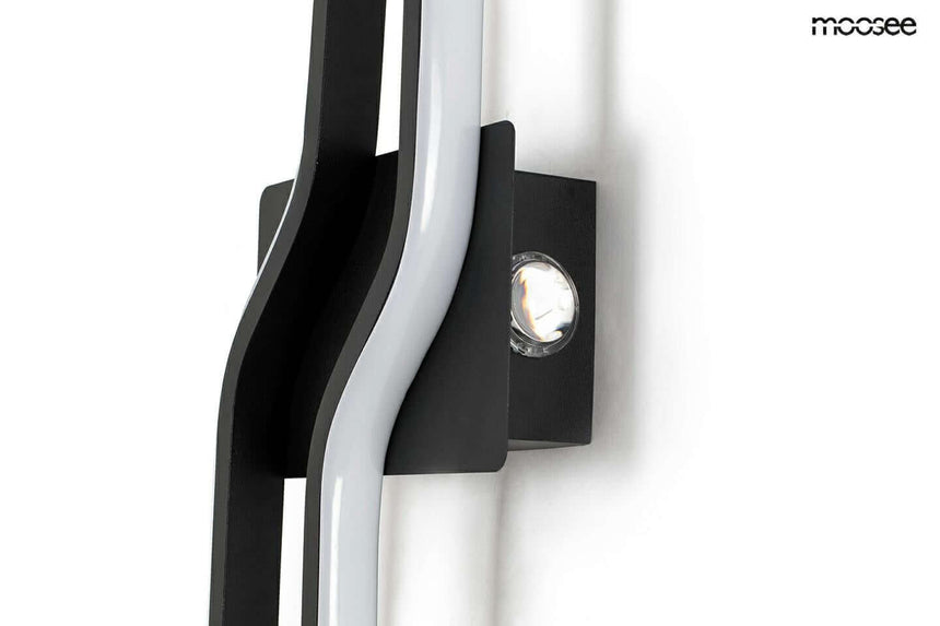 Nástenná lampa Roche 100 čierna