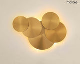 Nástenná lampa Scudo zlatá