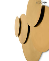 Nástenná lampa Scudo zlatá