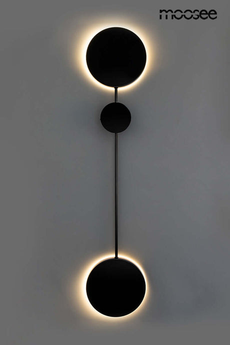 Nástenná lampa Shadow 2 čierna