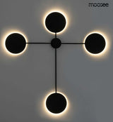 Nástenná lampa Shadow 4 čierna