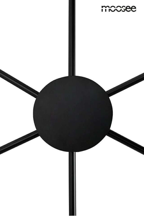 Nástenná lampa Shadow 6 čierna