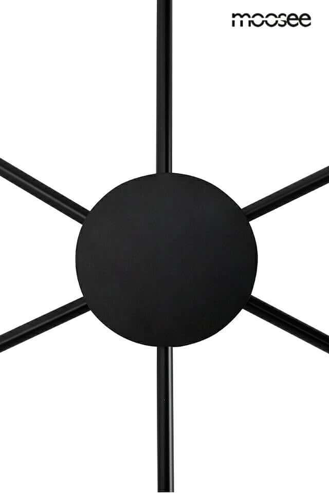 Nástenná lampa Shadow 6 čierna