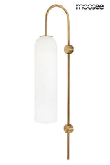 Nástenná lampa Slack zlatá / biela