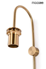 Nástenná lampa Slack zlatá / biela