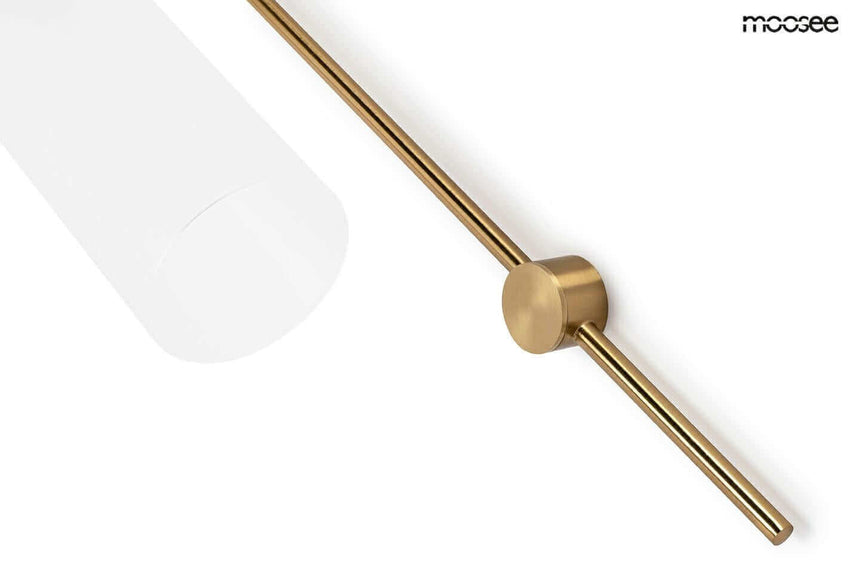 Nástenná lampa Slack zlatá / biela