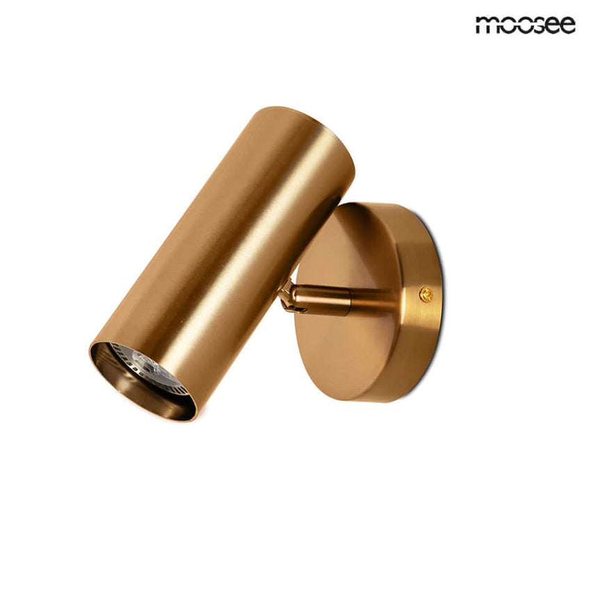 21. Zlatá bodová nástenná lampa