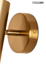 21. Zlatá bodová nástenná lampa