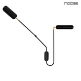 Nástenná lampa Tenta čierna