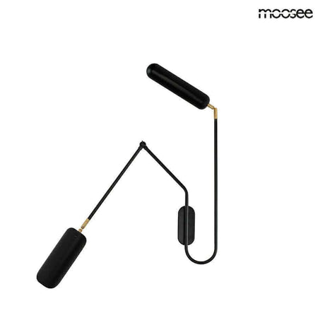 Nástenná lampa Tenta čierna