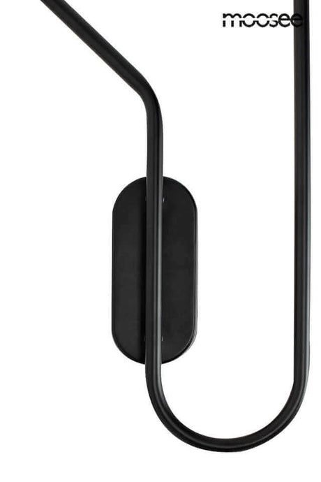 Nástenná lampa Tenta čierna