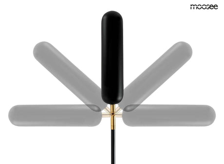 Nástenná lampa Tenta čierna