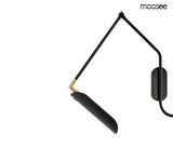 Nástenná lampa Tenta čierna