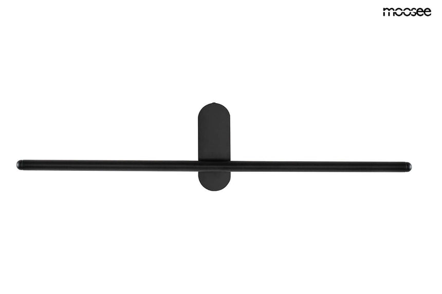 Nástenná lampa Tobia čierna