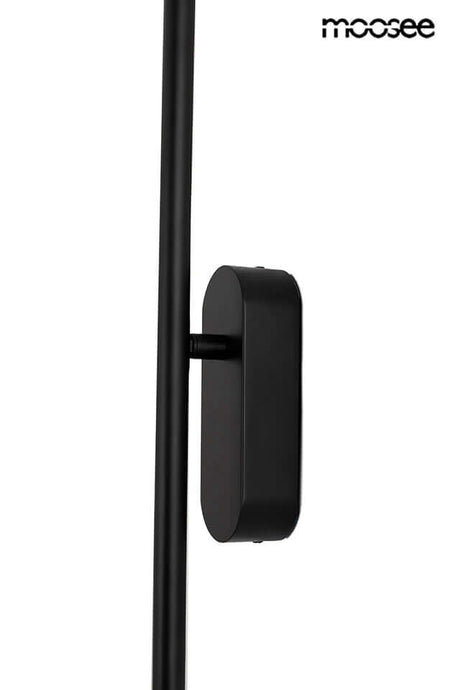 Nástenná lampa Tobia čierna