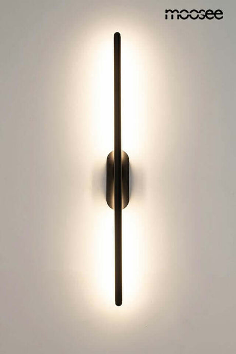 Nástenná lampa Tobia čierna