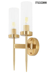 6. Nástenná lampa Torch Twin zlatá