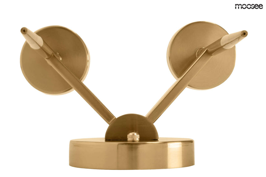 6. Nástenná lampa Torch Twin zlatá