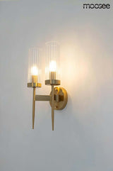 6. Nástenná lampa Torch Twin zlatá