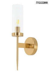 5. Zlatá nástenná lampa Torch