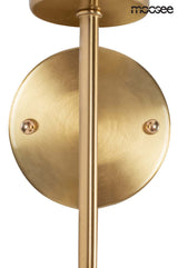 5. Zlatá nástenná lampa Torch