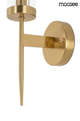 5. Zlatá nástenná lampa Torch