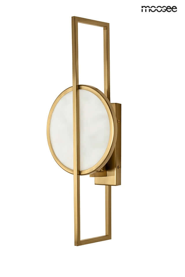 Nástenná lampa Troya zlatá