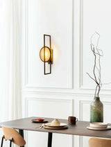 Nástenná lampa Troya zlatá