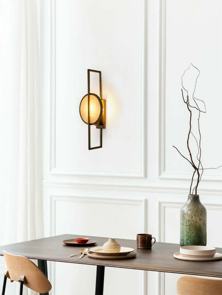 Nástenná lampa Troya zlatá