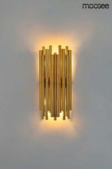 7. Nástenná lampa Tubo zlatá