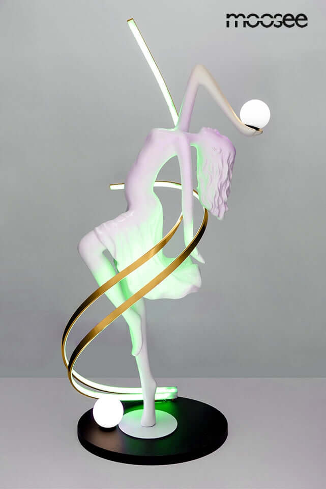 Stojacia lampa Dancing Queen biela