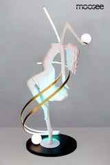 Stojacia lampa Dancing Queen biela