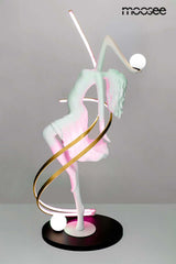 Stojacia lampa Dancing Queen biela