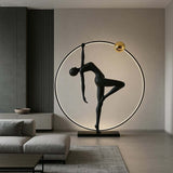 Human Acrobatic állólámpa fekete