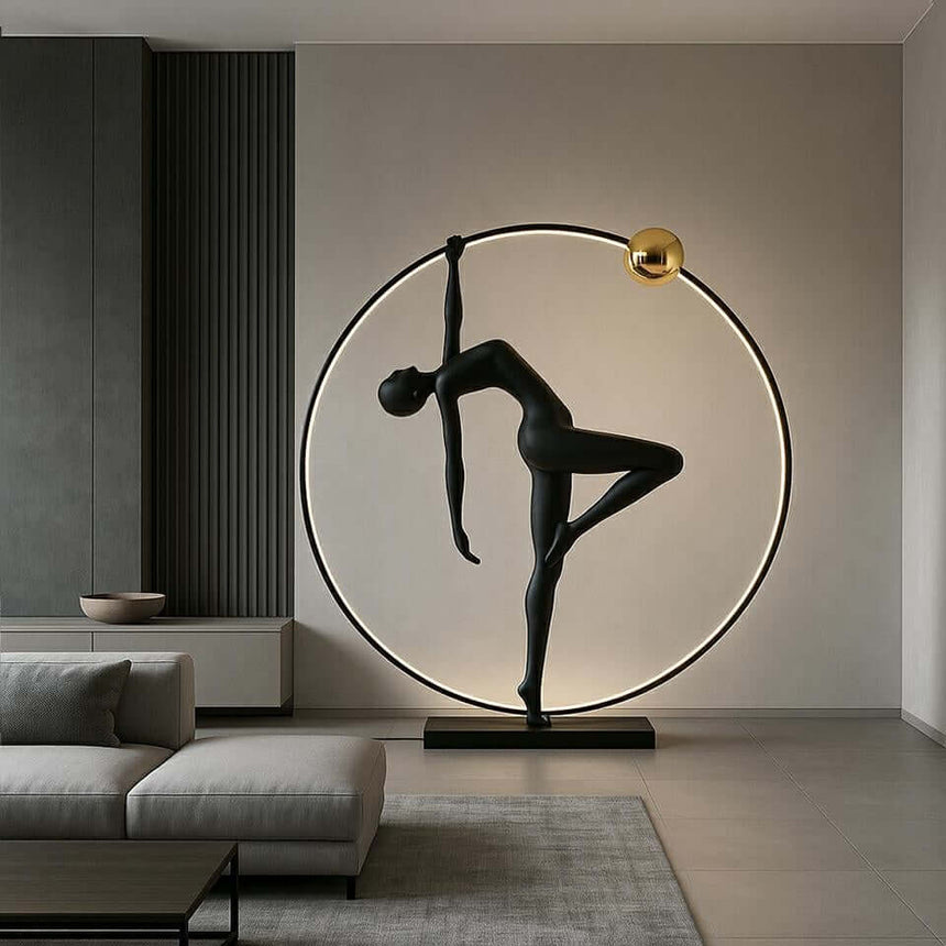 Human Acrobatic állólámpa fekete
