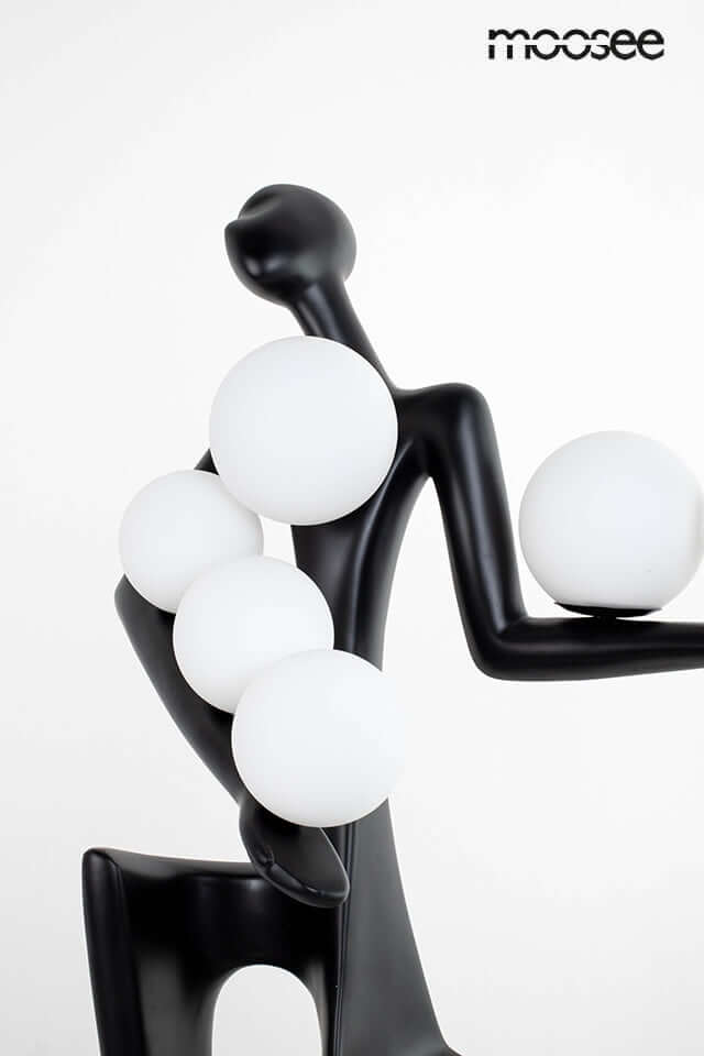 Stojaca lampa Human Dreamer čierna