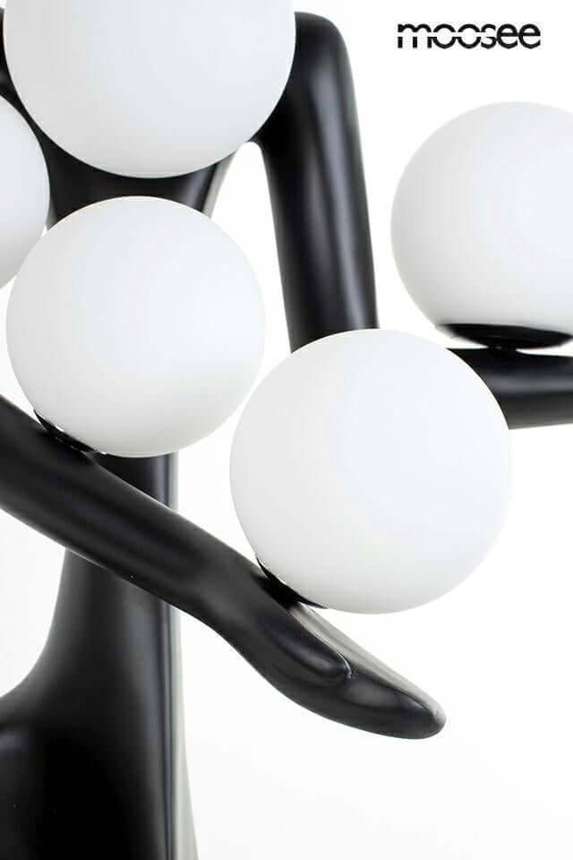 Stojaca lampa Human Dreamer čierna