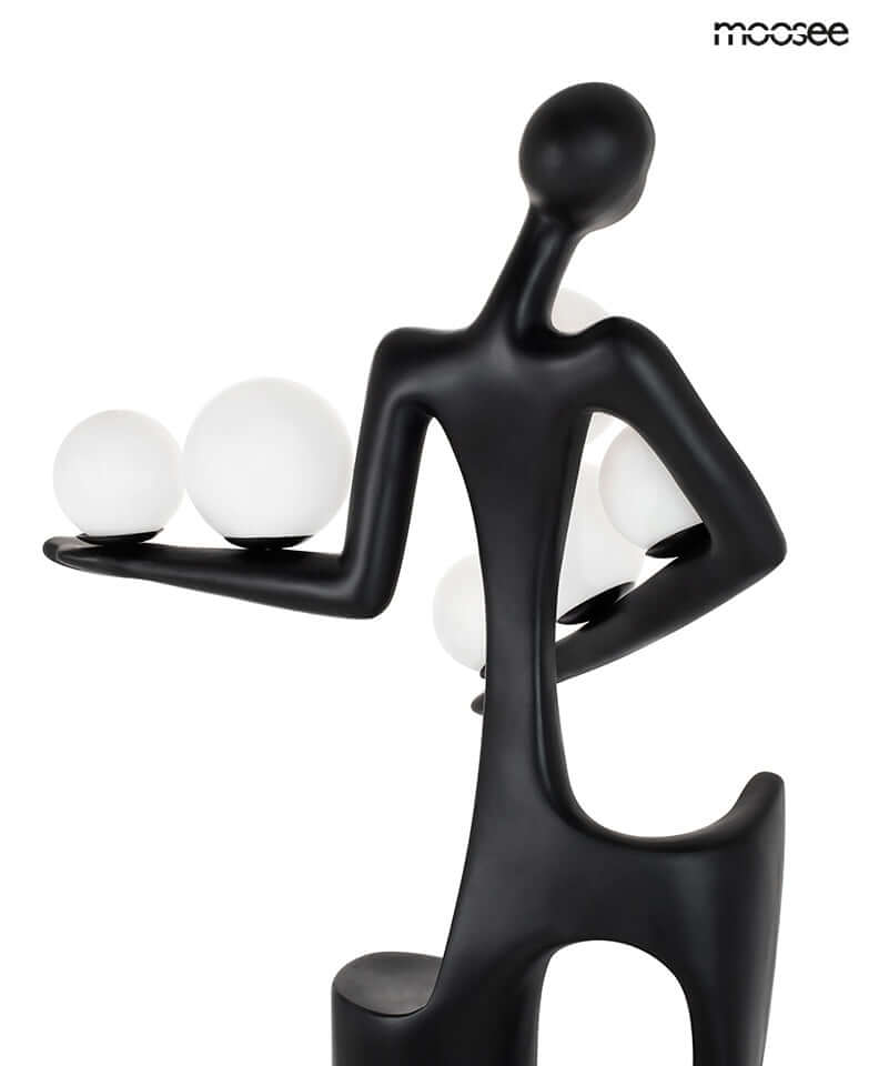 Stojaca lampa Human Dreamer čierna