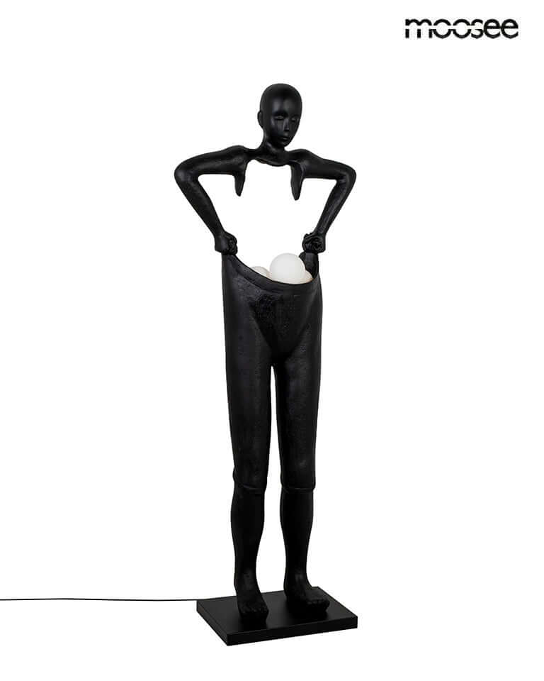 Stojacia lampa Human Houdini čierna