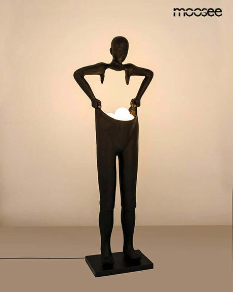Stojacia lampa Human Houdini čierna