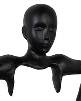 Stojacia lampa Human Houdini čierna