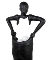 Stojacia lampa Human Houdini čierna