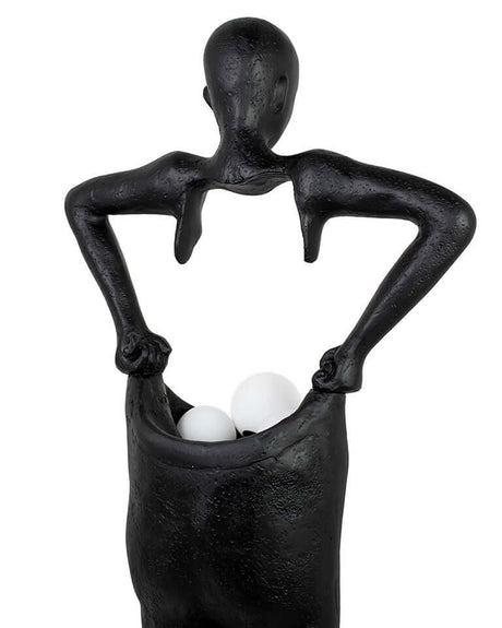 Stojacia lampa Human Houdini čierna