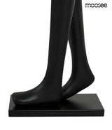 Stojacia lampa Human Moon – sklolaminát, sklo