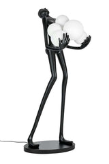 Stojaca lampa Human Premium – sklolaminát, sklo